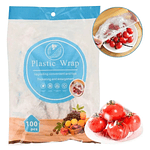 PAQUETE 100 BOLSAS ELASTICADAS PARA CUBRIR PLATOS Y ALIMENTOS 