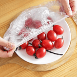 PAQUETE 100 BOLSAS ELASTICADAS PARA CUBRIR PLATOS Y ALIMENTOS 