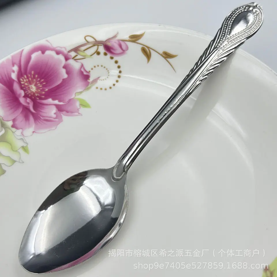 DOCENA DE CUCHARAS DE ACERO INOXIDABLE  2