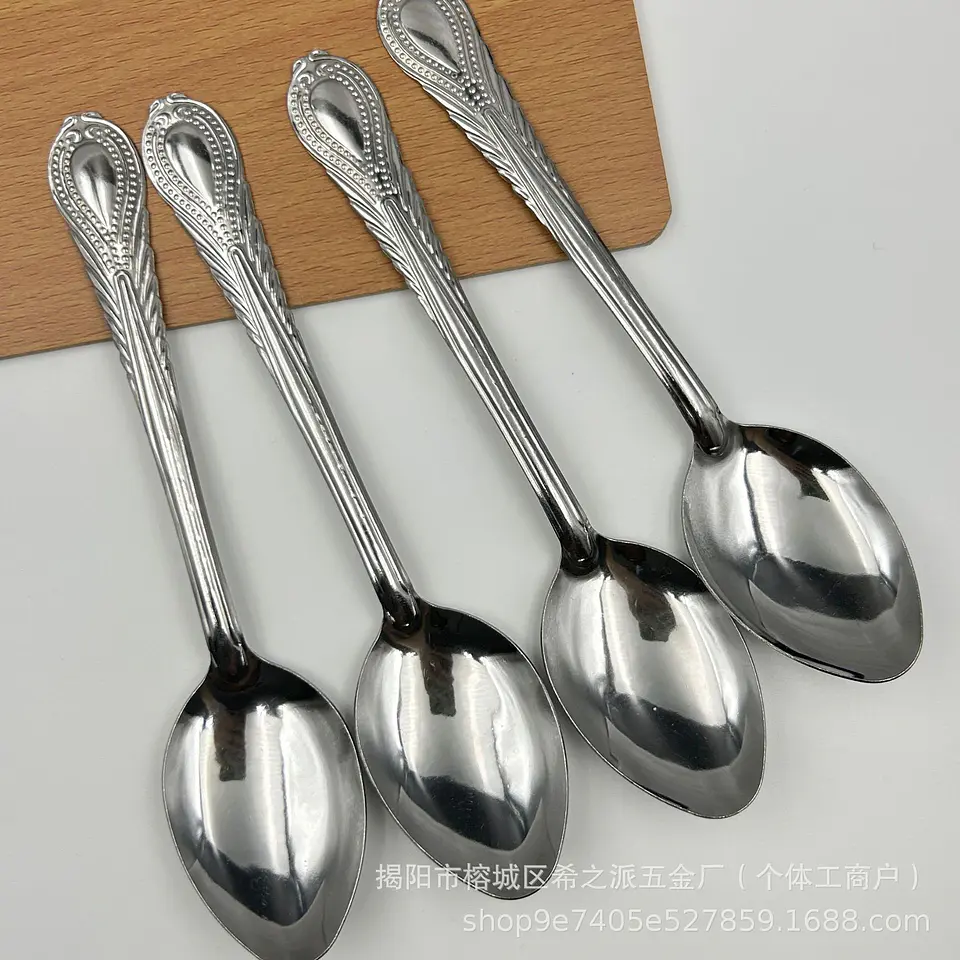 DOCENA DE CUCHARAS DE ACERO INOXIDABLE  3