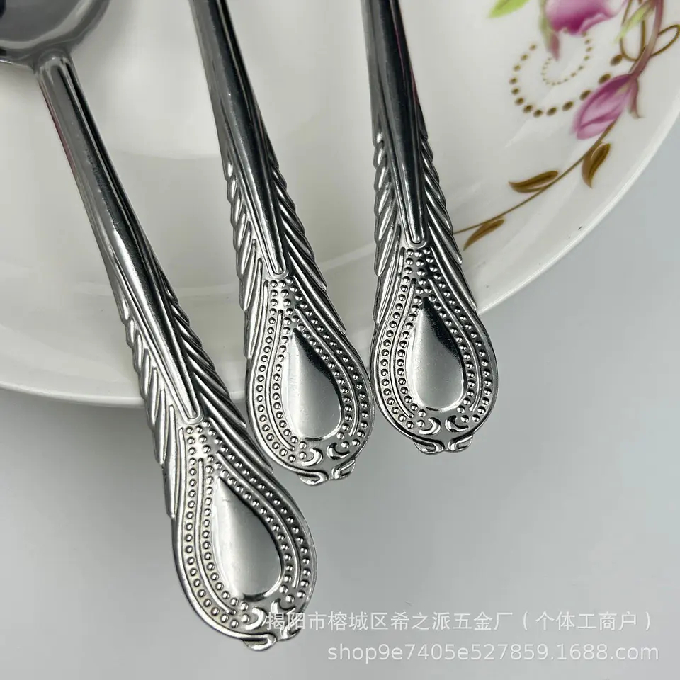 DOCENA DE CUCHARAS DE ACERO INOXIDABLE  5