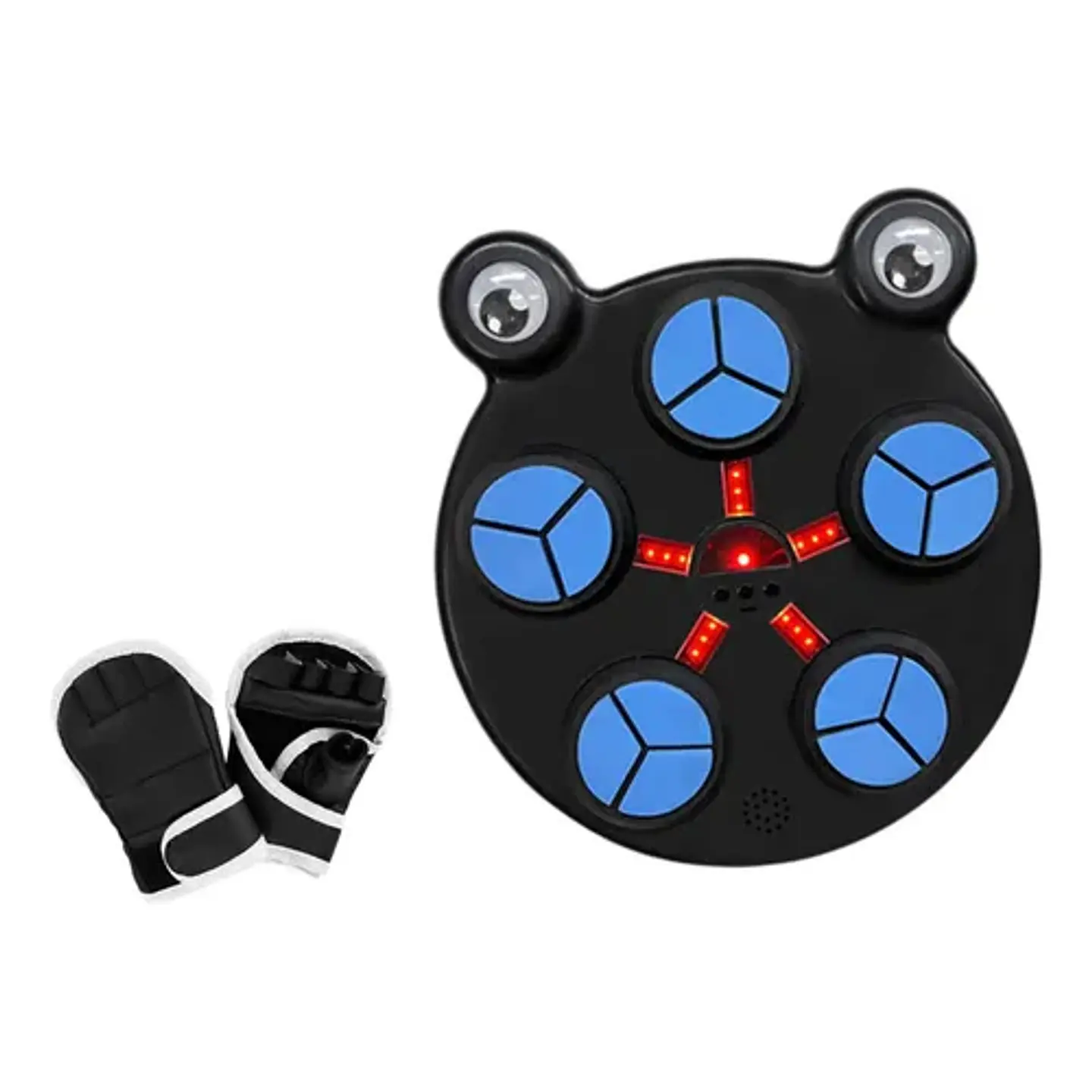 MAQUINA BOXEO MUSICAL 5 GOLPES NIÑOS KAWAI + GUANTES 4