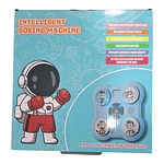 MAQUINA BOXEO RECARGABLE MUSICAL 4 GOLPES NIÑOS + GUANTES