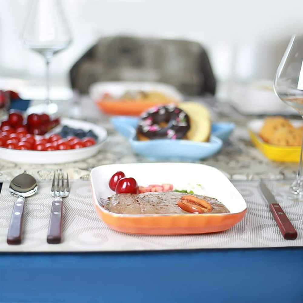 SET DE 3 PIEZAS CUCHARA, TENEDOR Y CUCHILLO DE ACERO INODIDABLE MANGO DE MADERA