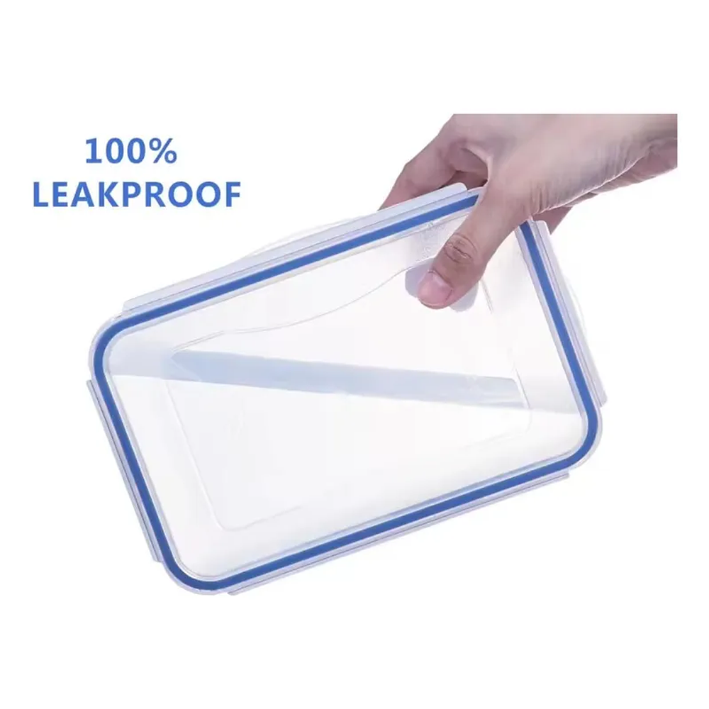 SET 3 TUPPERS HERMETICOS RECTANGULAR CON TAPA APTO PARA MICROONDAS