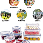 SET 3 TUPPERS HERMETICOS RECTANGULAR CON TAPA APTO PARA MICROONDAS