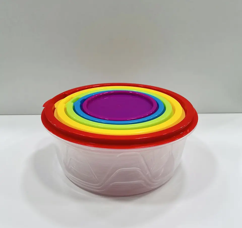 SET DE 5 TAPERS DE COLORES REDONDO  3