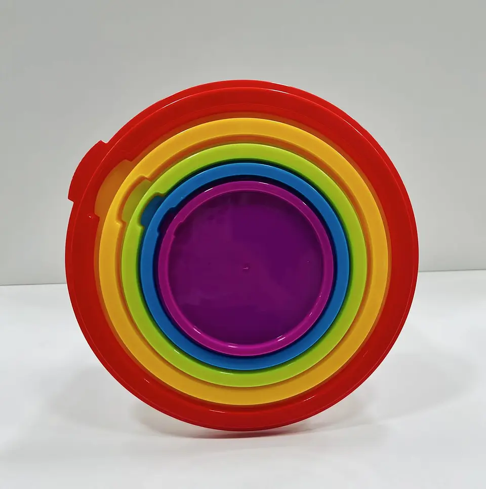 SET DE 5 TAPERS DE COLORES REDONDO  4