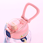 BOTELLA DE AGUA TRANSPARENTE CON DISEÑO 700ML