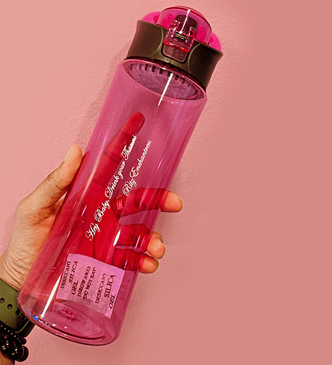 BOTELLA DE AGUA LISO CON FILTRO DE 600ML