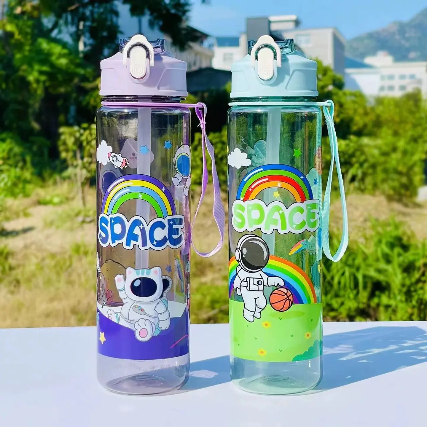 BOTELLA DE AGUA DISEÑO ASTRONAUTA 1100ML 2