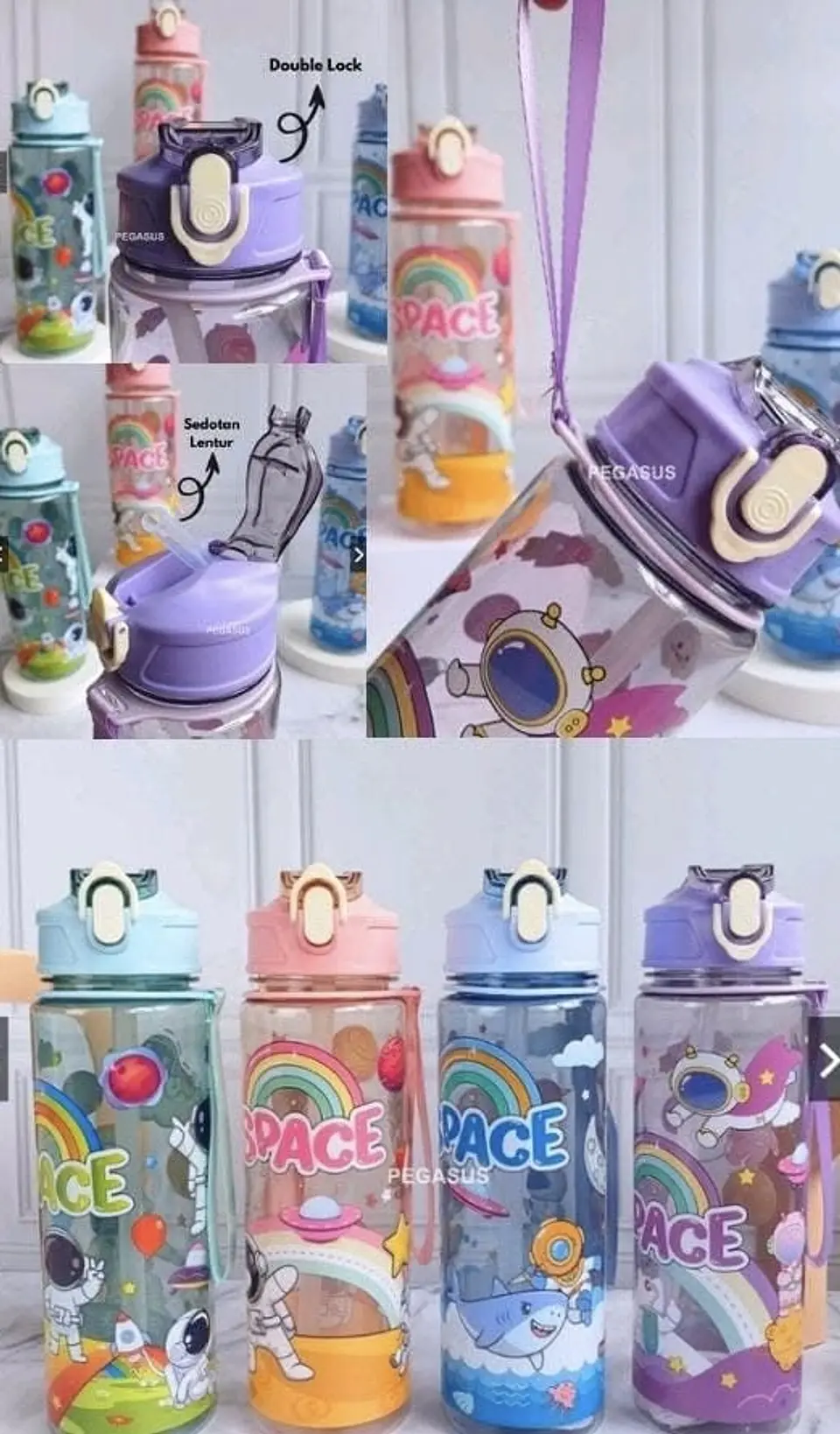 BOTELLA DE AGUA DISEÑO ASTRONAUTA 1100ML 11