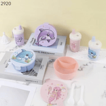 SET LONCHERA + TOMATODO DELFIN Y SIRENA KAWAI 