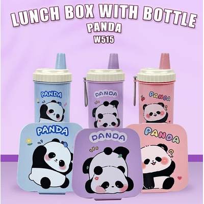 SET LONCHERA + TOMATODO PANDA KAWAI 