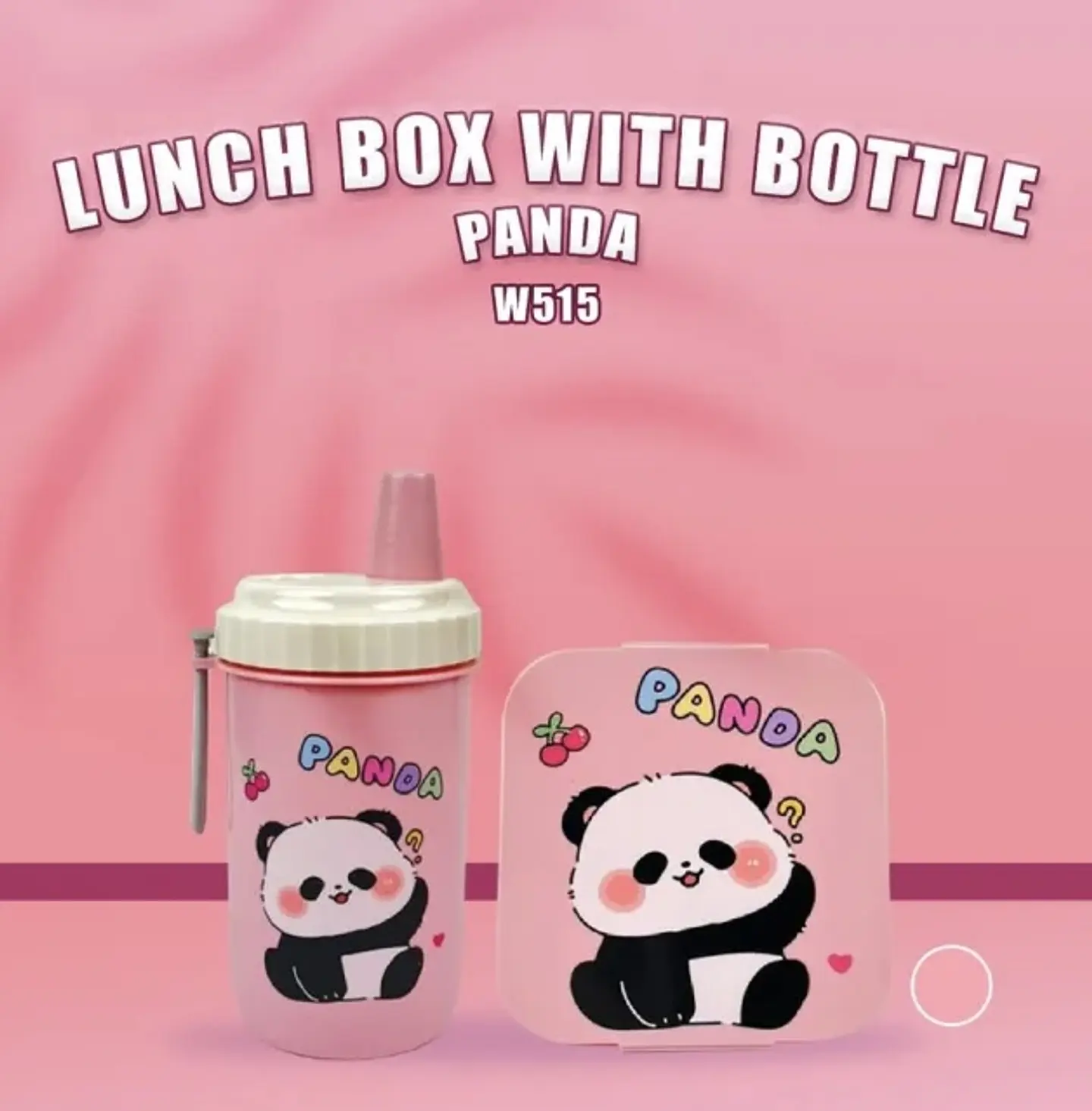 SET LONCHERA + TOMATODO PANDA KAWAI  5