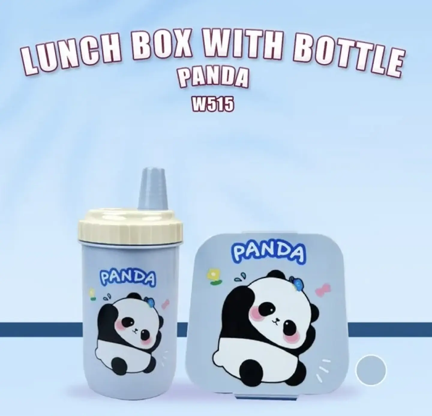 SET LONCHERA + TOMATODO PANDA KAWAI  6