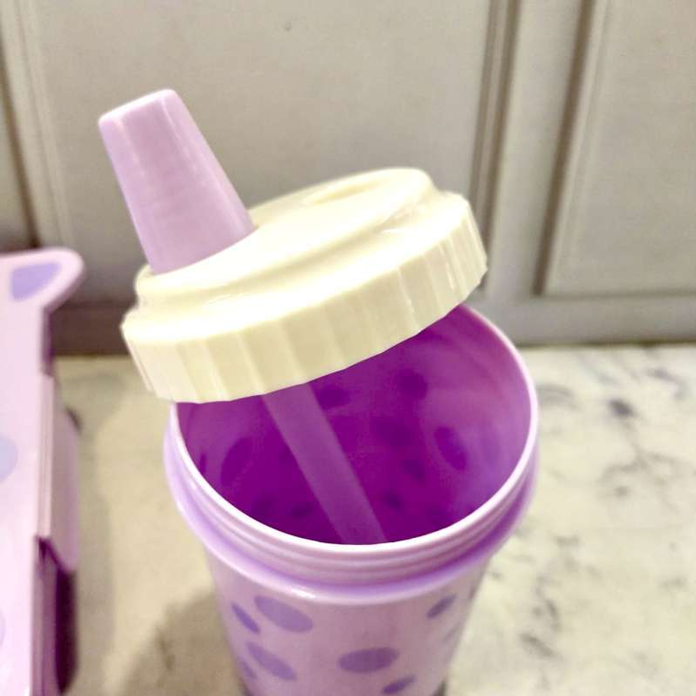 SET LONCHERA + TOMATODO JIRAFA KAWAI 