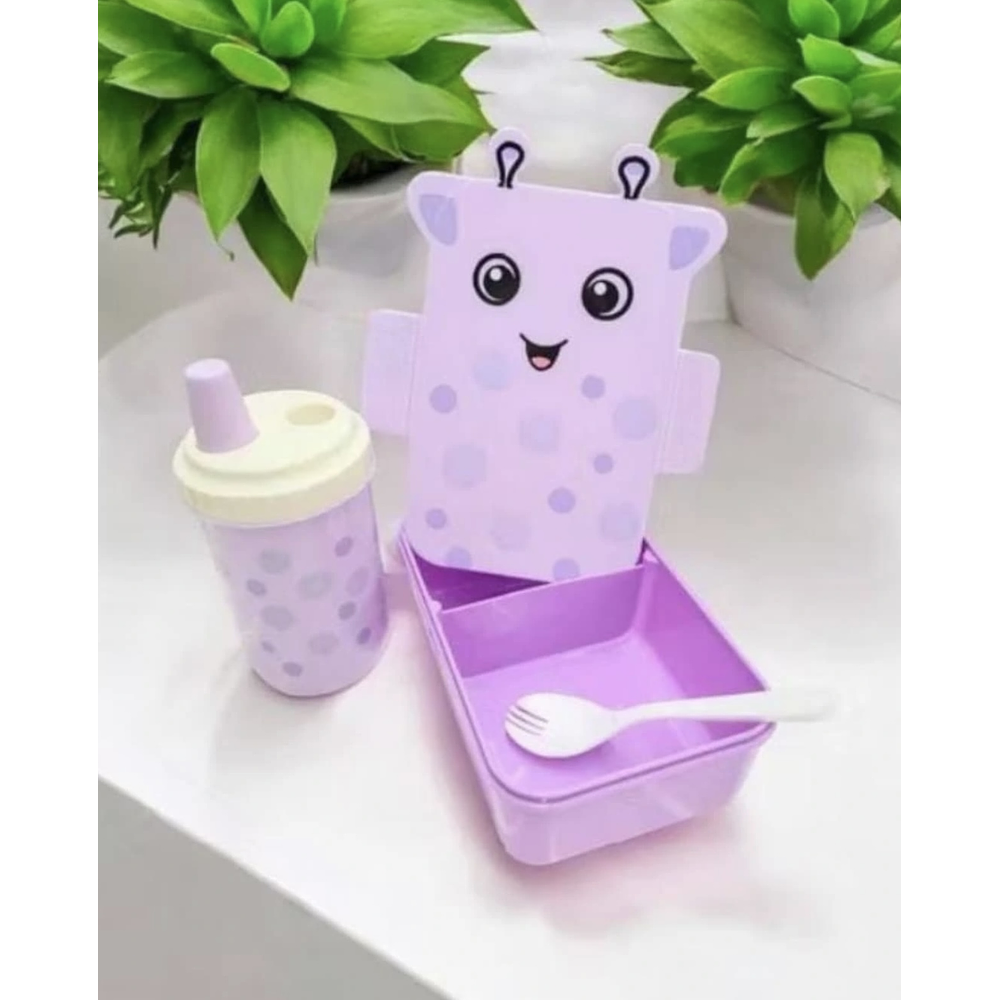 SET LONCHERA + TOMATODO JIRAFA KAWAI 