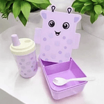 SET LONCHERA + TOMATODO JIRAFA KAWAI 