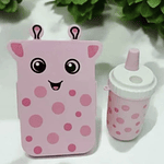 SET LONCHERA + TOMATODO JIRAFA KAWAI 