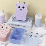 SET LONCHERA + TOMATODO JIRAFA KAWAI 