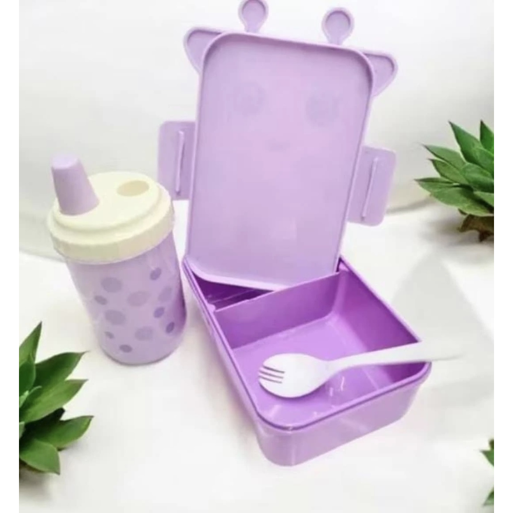 SET LONCHERA + TOMATODO JIRAFA KAWAI 