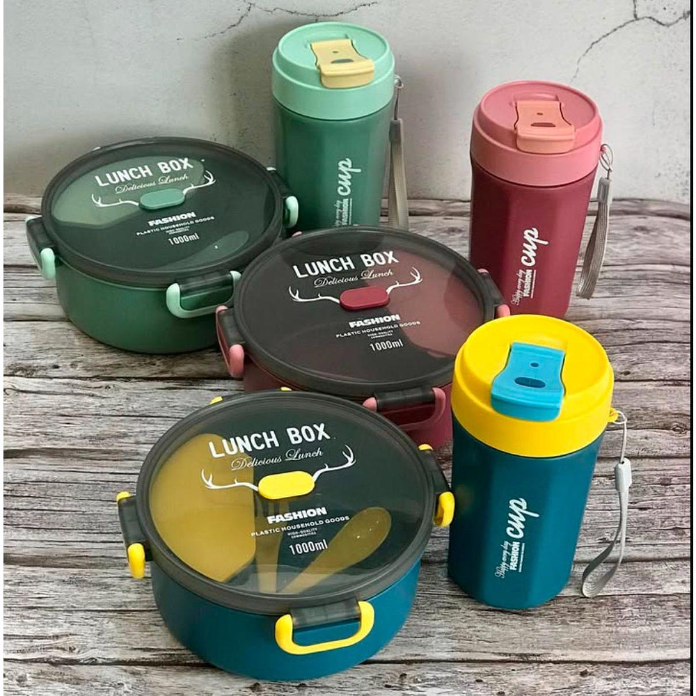 SET LONCHERA LUNCH BOX FASHION 