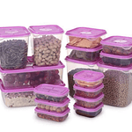 SET CONTENEDORES DE ALMACENAMIENTO DE 17 PIEZAS 