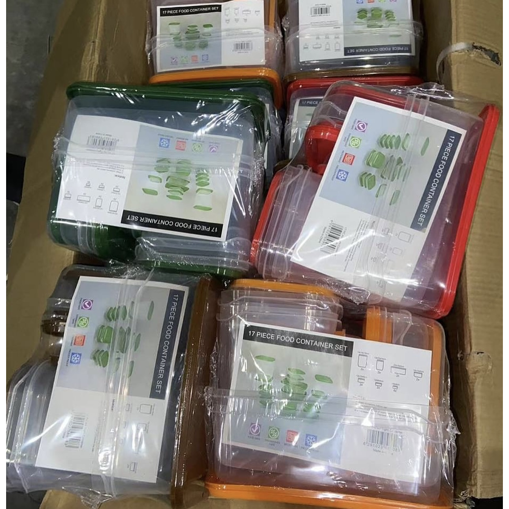 SET CONTENEDORES DE ALMACENAMIENTO DE 17 PIEZAS 