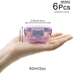 SET DE 4 MINI CONTENEDORES DE COLORES 