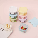 SET DE 4 MINI CONTENEDORES DE COLORES 