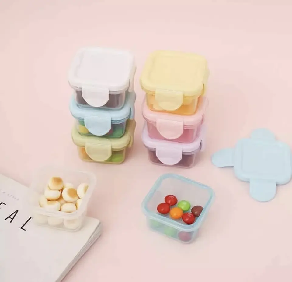 SET DE 4 MINI CONTENEDORES DE COLORES  3