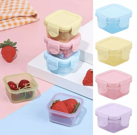 SET DE 4 MINI CONTENEDORES DE COLORES 