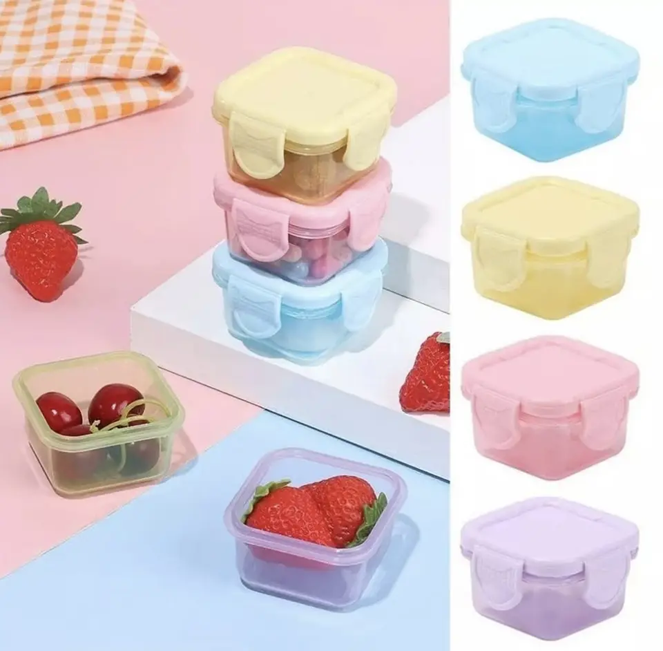 SET DE 4 MINI CONTENEDORES DE COLORES  1