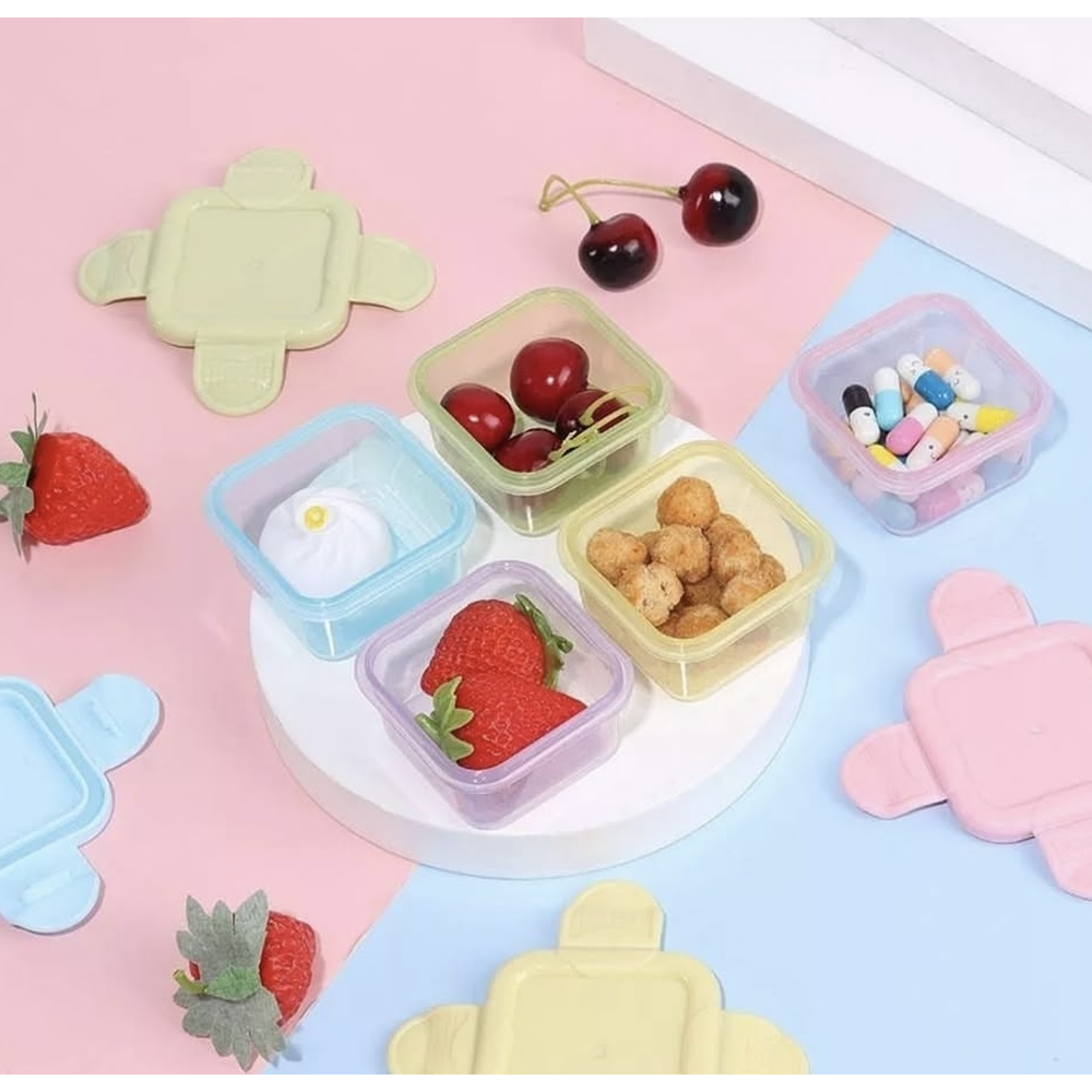 SET DE 4 MINI CONTENEDORES DE COLORES 