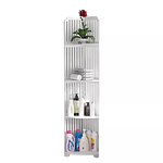 ESQUINERO MULTIUSO BLANCO ORGANIZADOR 4 NIVELES 120CM ALTO