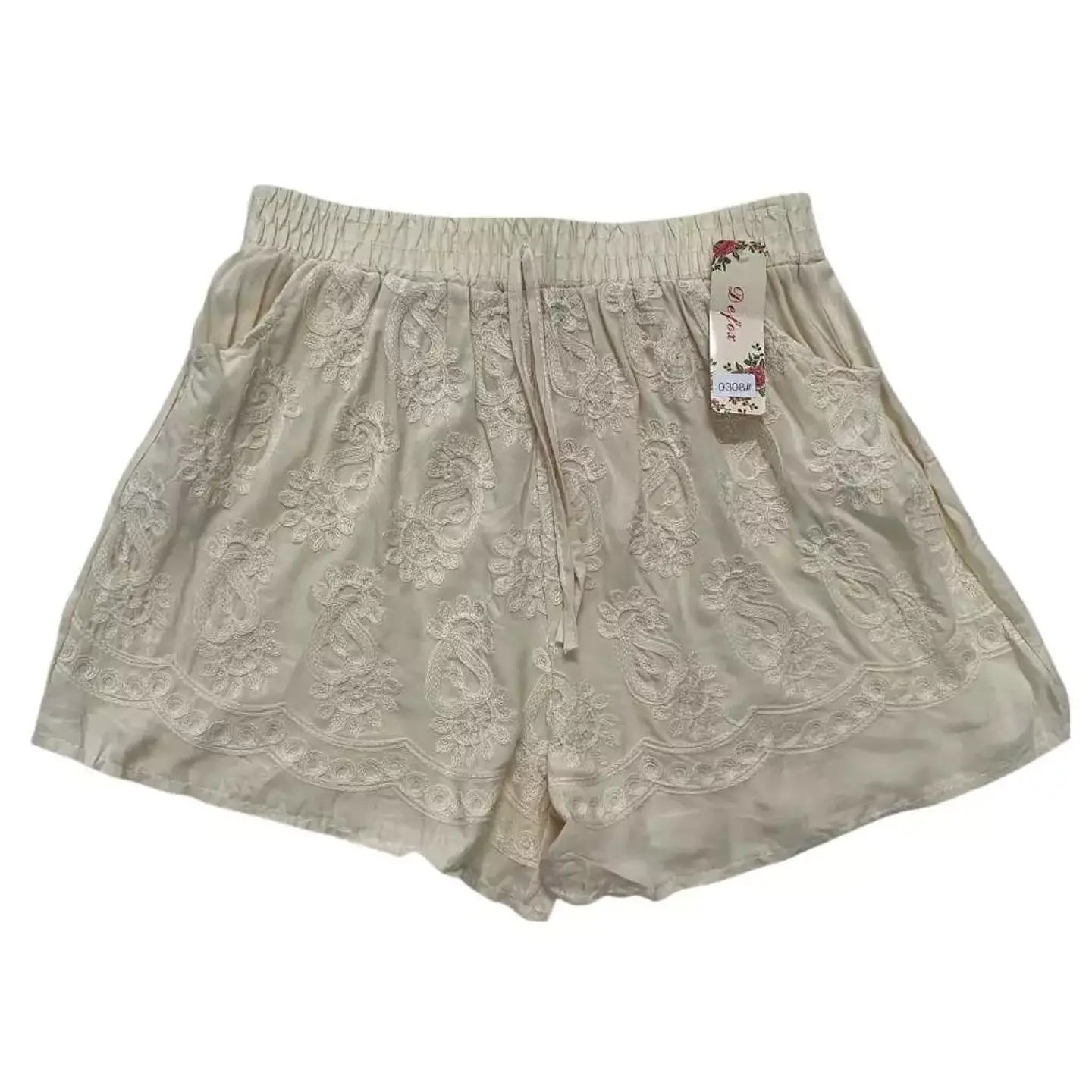 SHORT BORDADO LISO DAMA L-XL-XXL 4