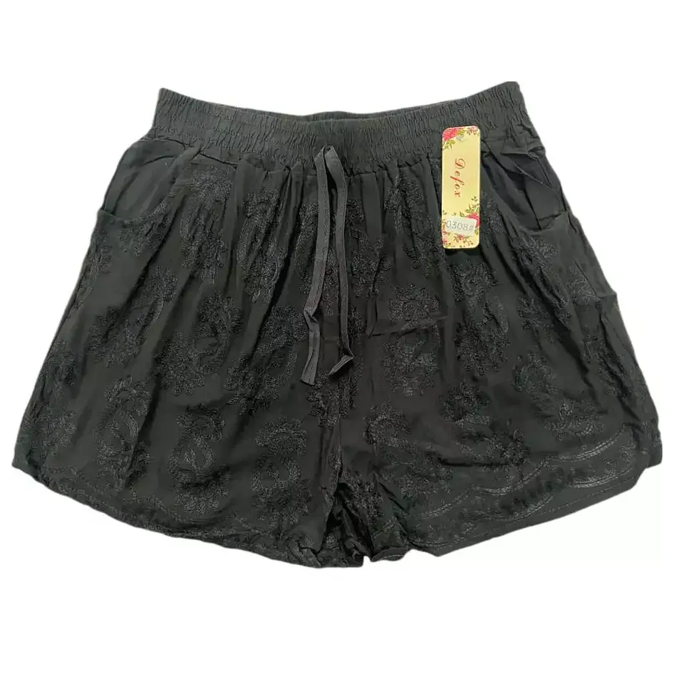 SHORT BORDADO LISO DAMA L-XL-XXL 6