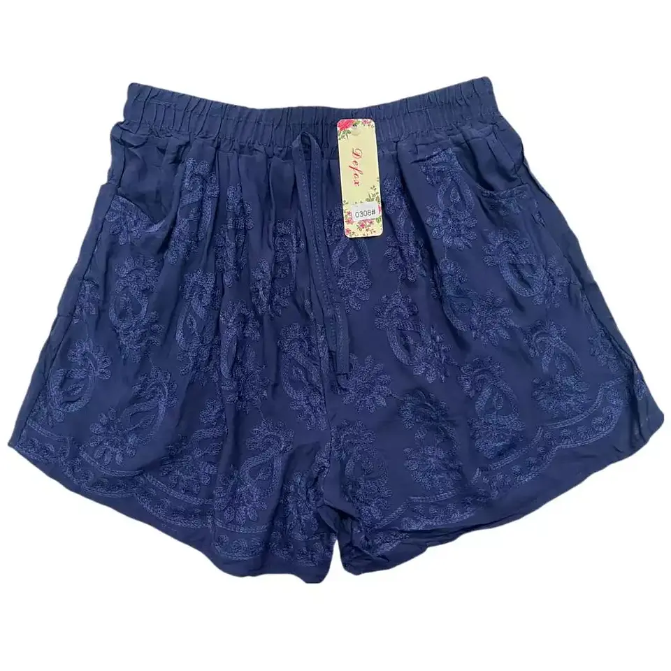 SHORT BORDADO LISO DAMA L-XL-XXL 7