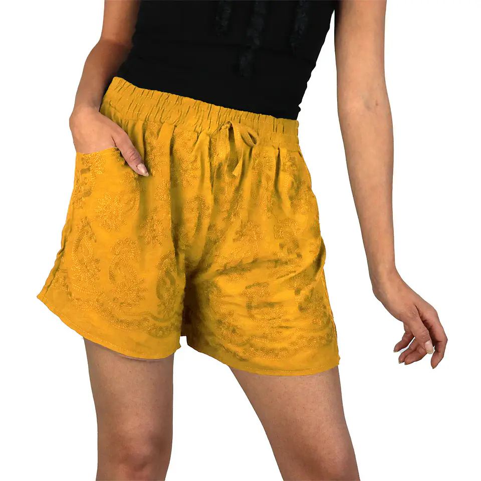 SHORT BORDADO LISO DAMA L-XL-XXL 8