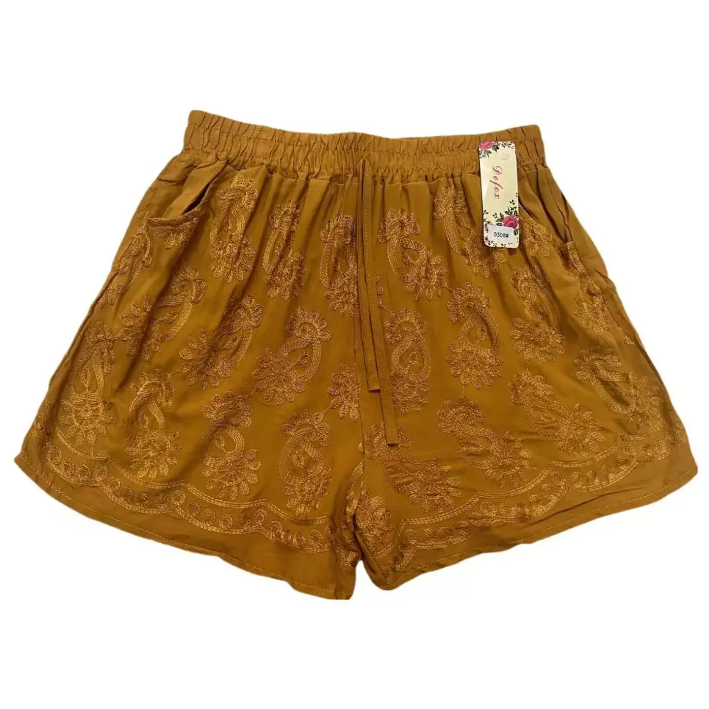 SHORT BORDADO LISO DAMA L-XL-XXL 11