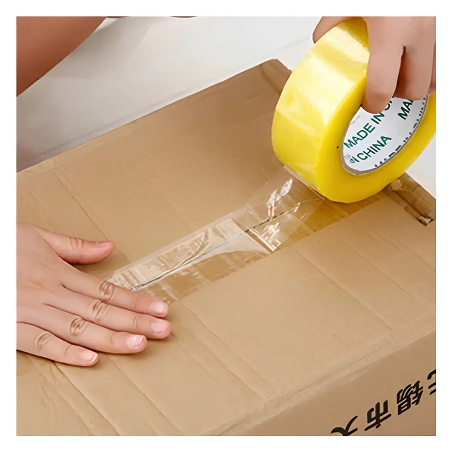 CINTA DE EMBALAJE TRANSPARENTE 100 METROS  3