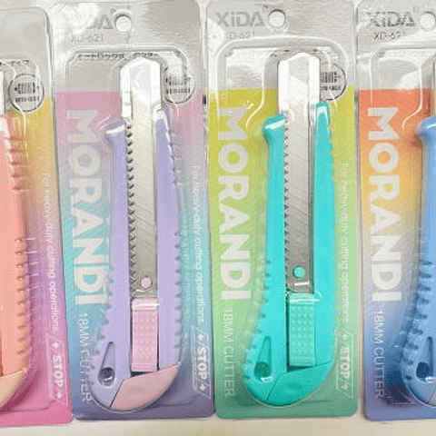 CORTA CARTON CALIDAD COLORES PASTEL 18CM