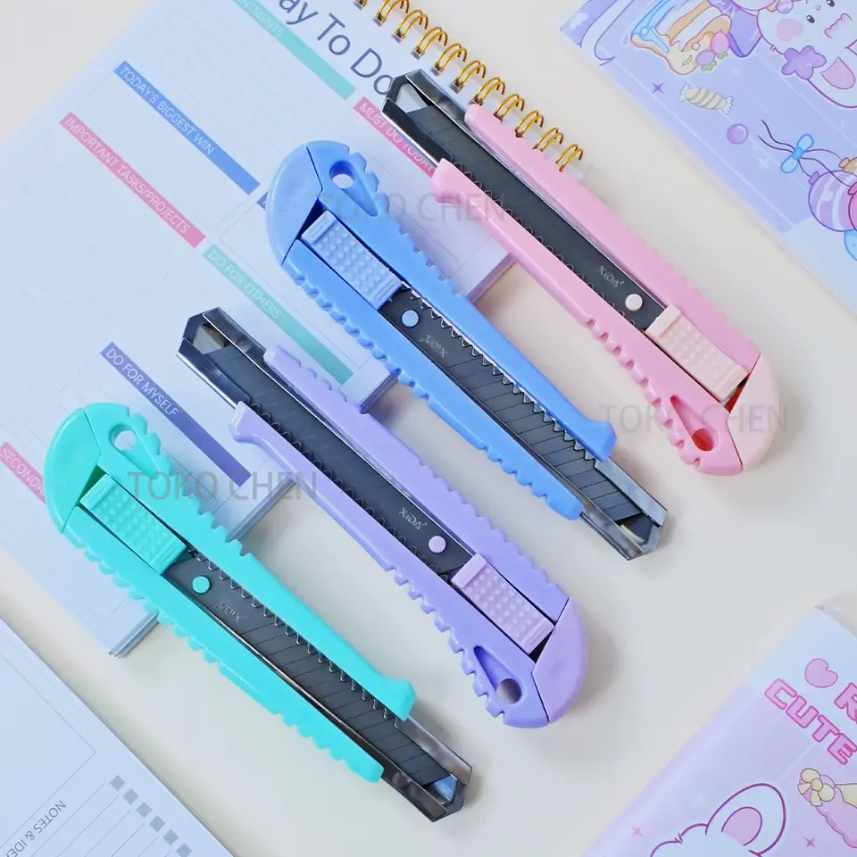 CORTA CARTON CALIDAD COLORES PASTEL 18CM 3