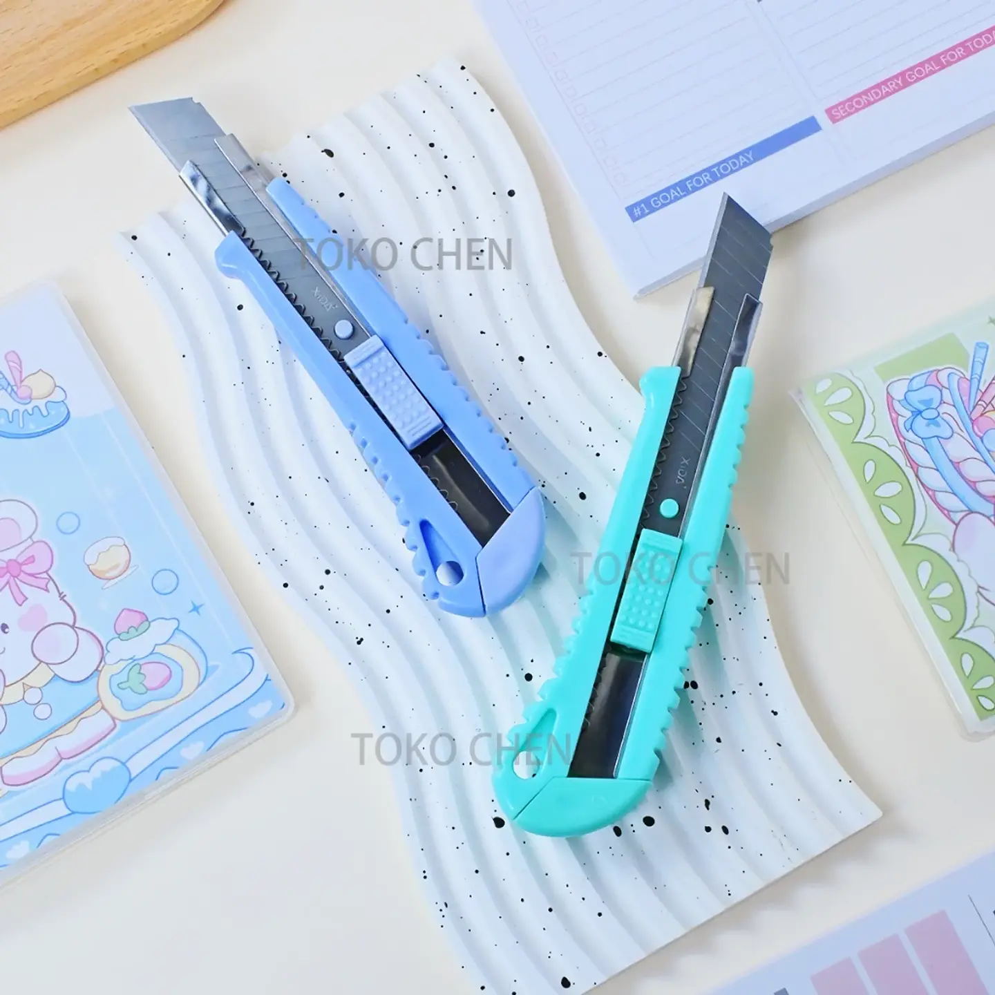 CORTA CARTON CALIDAD COLORES PASTEL 18CM 5