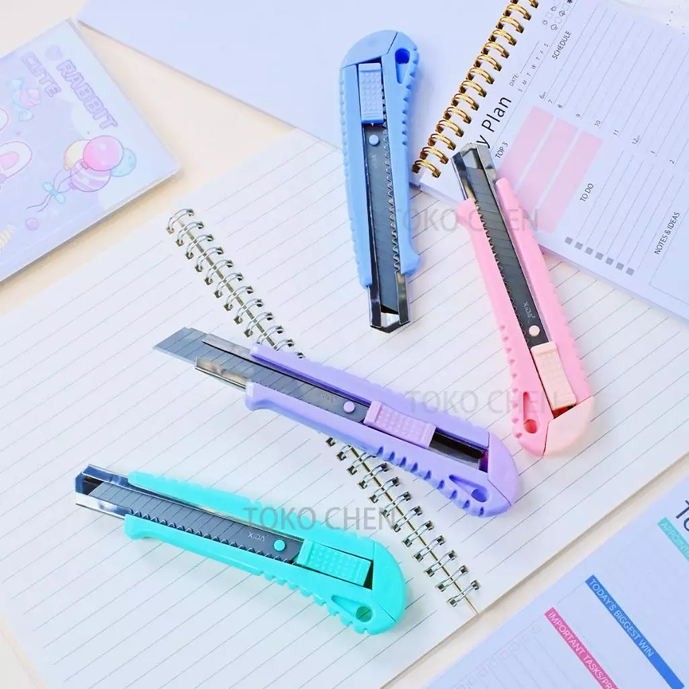 CORTA CARTON CALIDAD COLORES PASTEL 18CM