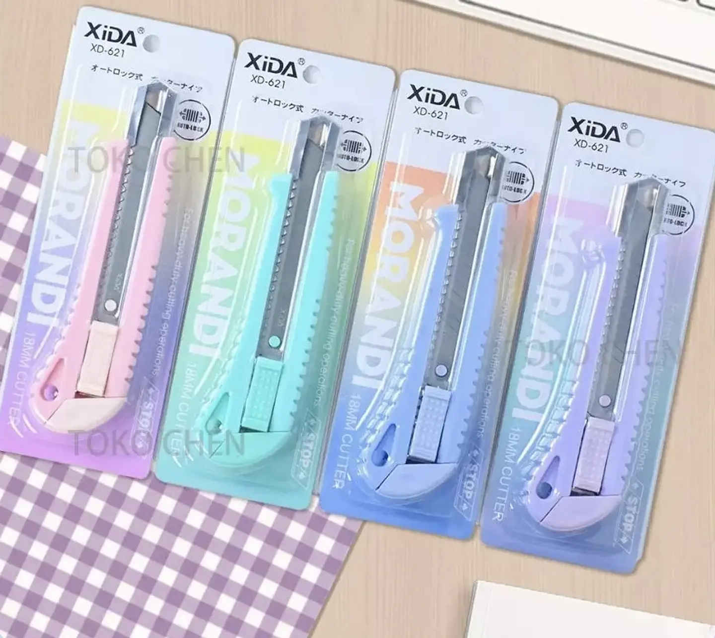 CORTA CARTON CALIDAD COLORES PASTEL 18CM 2