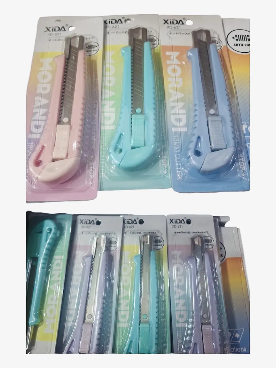 CORTA CARTON CALIDAD COLORES PASTEL 18CM 10