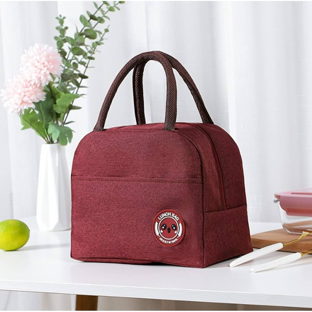 BOLSO LONCHERA TÉRMICA COLOR LISO 