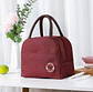 BOLSO LONCHERA TÉRMICA COLOR LISO  - Miniatura 5